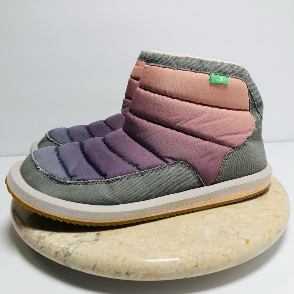 Sanuk Puff N Chill Ombre - Early Sunrise Women’s sz 8 EUC